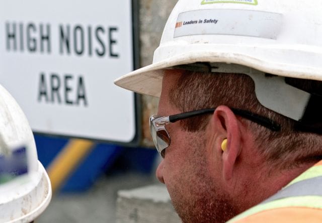 Use of hearing protection in a noisy work environment is regulated in the UK and around the world